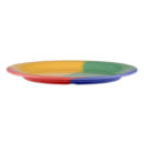 GET 12" x 9" Oval Diamond Celebration Platter - Melamine, Multi Colored (OP-120-CE) thumbnail 2