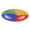 GET 12" x 9" Oval Diamond Celebration Platter - Melamine, Multi Colored (OP-120-CE) thumbnail 4