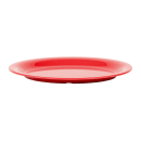 GET 12" x 9" Oval Diamond Harvest Platter - Melamine, Cranberry (OP-120-CR) thumbnail 2