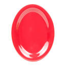 GET 12" x 9" Oval Diamond Harvest Platter - Melamine, Cranberry (OP-120-CR) thumbnail 4