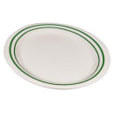 GET 12" x 9" Oval Emerald Platter - Melamine, White (OP-120-EM) thumbnail 4