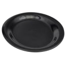 GET 12" x 9" Oval Etchedware Platter - Melamine, Black (OP-120-EW-BK) thumbnail 4