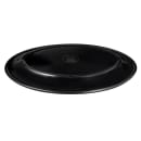 GET 12" x 9" Oval Etchedware Platter - Melamine, Black (OP-120-EW-BK) thumbnail 5