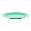 GET 12" x 9" Oval Diamond Mardi Gras Platter - Melamine, Green (OP-120-FG) thumbnail 2