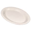 GET 12" x 9" Oval Santa Fe Platter - Melamine, White (OP-120-IR) thumbnail 3