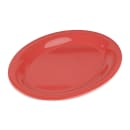 GET 12" x 9" Oval Diamond Mardi Gras Platter - Melamine, Orange (OP-120-RO) thumbnail 3