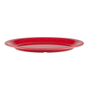 GET 12" x 9" Oval Red Sensation Platter - Melamine, Red (OP-120-RSP) thumbnail 2