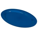 GET 12" x 9" Oval Texas Blue Platter - Melamine, Blue (OP-120-TB) thumbnail 3