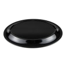GET 13 1/2" x 10 1/4" Oval Black Elegance Platter - Melamine, Black (OP-135-BK) thumbnail 4