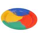 GET 13 1/2" x 10 1/4" Oval Diamond Celebration Platter - Melamine, Multi Colored (OP-135-CE) thumbnail 4