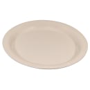 GET 13 1/2" x 10 1/4" Oval Diamond Ivory Platter - Melamine, Ivory (OP-135-DI) thumbnail 4
