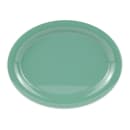 GET 13 1/2" x 10 1/4" Oval Diamond Mardi Gras Platter - Melamine, Assorted Colors (OP-135-MIX) thumbnail 7
