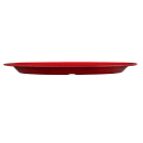 GET 13 1/2" x 10 1/4" Oval Red Sensation Platter - Melamine, Red (OP-135-RSP) thumbnail 2