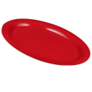 GET 13 1/2" x 10 1/4" Oval Red Sensation Platter - Melamine, Red (OP-135-RSP) thumbnail 3