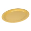GET 13 1/2" x 10 1/4" Oval Diamond Mardi Gras Platter - Melamine, Yellow (OP-135-TY) thumbnail 3
