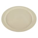 GET 14 3/4" x 10 1/2" Oval Diamond Ivory Platter - Melamine, Ivory (OP-145-DI) thumbnail 3
