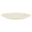 GET 14 3/4" x 10 1/2" Oval Diamond Ivory Platter - Melamine, Ivory (OP-145-DI) thumbnail 4