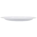 GET 14 3/4" x 10 1/2" Oval Diamond White Platter - Melamine, White (OP-145-DW) thumbnail 3