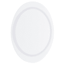 GET 14 3/4" x 10 1/2" Oval Diamond White Platter - Melamine, White (OP-145-DW) thumbnail 4