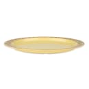 GET 14 3/4" x 10 1/2" Oval Venetian Platter - Melamine, Yellow (OP-145-VN) thumbnail 2