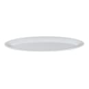 GET 22 1/2" x 8" Oval Milano Platter - Melamine, White (OP-2280-W) thumbnail 2