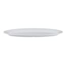 GET 22 1/2" x 8" Oval Milano Platter - Melamine, White (OP-2280-W) thumbnail 3