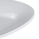 GET 22 1/2" x 8" Oval Milano Platter - Melamine, White (OP-2280-W) thumbnail 6