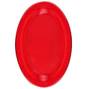 GET 11 1/4" x 8 1/2" Oval Red Sensation Platter - Melamine, Red (OP-320-RSP) thumbnail 4