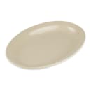 GET 10" x 6 3/4" Oval Supermel Platter - Melamine, Sandstone (OP-610-S) thumbnail 3