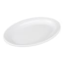 GET 10" x 6 3/4" Oval Supermel Platter - Melamine, White (OP-610-W) thumbnail 3