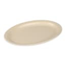 GET 11 3/4" x 8 1/4" Oval Supermel Platter - Melamine, Tan (OP-612-T) thumbnail 3