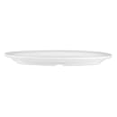 GET 11 3/4" x 8 1/4" Oval Supermel Platter - Melamine, White (OP-612-W) thumbnail 2