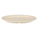 GET 13 1/4" x 9 3/4" Oval Supermel Platter - Melamine, Tan (OP-614-T) thumbnail 2