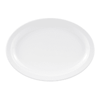 GET 13 1/4" x 9 3/4" Oval Supermel Platter - Melamine, Tan (OP-614-T) thumbnail 6