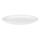 GET 13 1/4" x 9 3/4" Oval Supermel Platter - Melamine, White (OP-614-W) thumbnail 2
