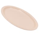 GET 15 3/4" x 11" Oval Supermel Platter - Melamine, Tan (OP-616-T) thumbnail 2