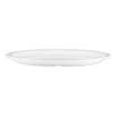 GET 15 3/4" x 11" Oval Supermel Platter - Melamine, White (OP-616-W) thumbnail 2