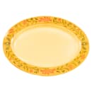 GET 18" x 13 1/2" Oval Venetian Platter - Melamine, Yellow (OP-618-VN) thumbnail 2