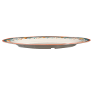 GET 21" x 15" Oval Bella Fresco Platter  - Melamine, White (OP-621-BF) thumbnail 3