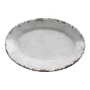 GET 9 1/4" x 6 1/4" Oval French Mill™ Platter - Melamine, White (OP-911-FM) thumbnail 3