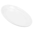 GET 9 1/4" x 6 1/4" Oval Supermel Platter - Melamine, White (OP-911-W) thumbnail 2