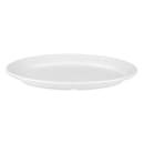 GET 12" x 8 1/2" Oval Supermel Platter - Melamine, White (OP-912-W) thumbnail 2