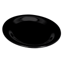 GET 9 3/4" x 7 1/4" Oval Black Elegance Platter - Melamine, Black (OP-950-BK) thumbnail 4