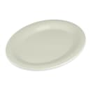 GET 9 3/4" x 7 1/4" Oval Diamond Ivory Platter - Melamine, White (OP-950-DI) thumbnail 3