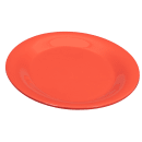 GET 9 3/4" x 7 1/4" Oval Diamond Mardi Gras Platter - Melamine, Orange (OP-950-RO) thumbnail 4