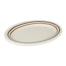 GET 9 3/4" x 7 1/4" Round Ultraware Platter - Melamine, White (OP-950-U) thumbnail 3
