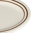 GET 9 3/4" x 7 1/4" Round Ultraware Platter - Melamine, White (OP-950-U) thumbnail 5