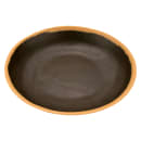 GET 10" Round Melamine Soup Plate, Brown w/ Clay Trim (P-100-BR) thumbnail 2
