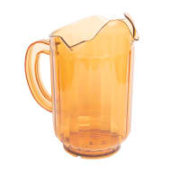 GET 60 oz Beer Pitcher, SAN Plastic, Amber (P-1064-1-A) thumbnail 7