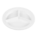 GET 9" Round Plastic Dinner Plate, White (P-1530-W) thumbnail 2